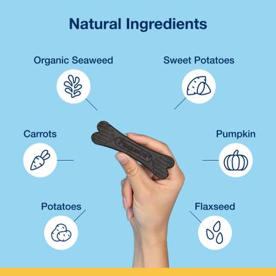 Show full view: ProDen PlaqueOff System Vegetable Fusion Flavored Dental Bone Dog Treats, 13 count slide 3 of 10
