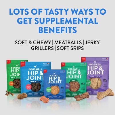 Show full view: Dogswell Hip & Joint Jerky Chicken Recipe Grain-Free Dog Treats, 12-oz bag slide 7 of 11