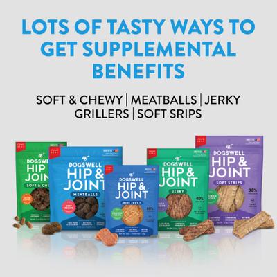 Show full view: Dogswell Hip & Joint Meatballs Beef Recipe Grain-Free Dog Treats, 14-oz bag slide 7 of 12