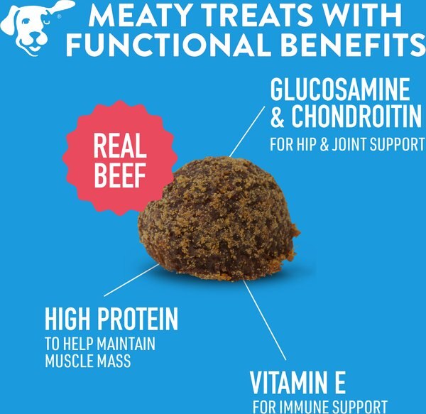 Happy Hips Meatballs Beef Recipe Grain-Free Dog Treats