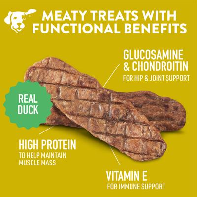 Show full view: Dogswell Hip & Joint Grillers Chicken Recipe Grain-Free Dog Treats, 12-oz bag slide 5 of 11