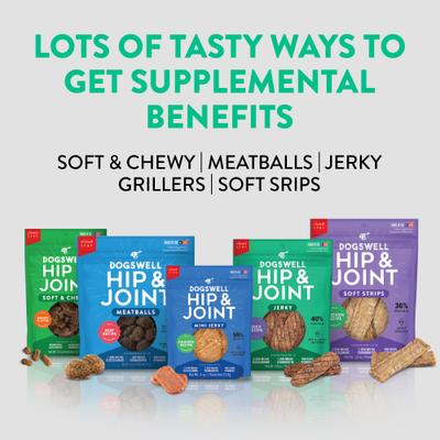 Show full view: Dogswell Hip & Joint Grillers Duck Recipe Grain-Free Dog Treats, 20-oz bag slide 7 of 11