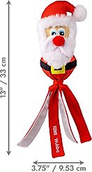 KONG Christmas Holiday Wubba Squeaky Plush Dog Toy, Color Varies, Large slide 2 of 4