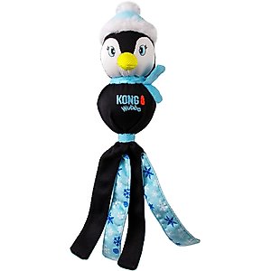 KONG Holiday Wubba Squeaky Plush Dog Toy, Color Varies, Large