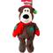 Show in main carousel: KONG Christmas Holiday Wild Knots Jumbo Bear Squeaky Plush Dog Toy, Color Varies, X-Large slide 3 of 5