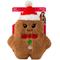 Show in main carousel: KONG Christmas Holiday Snuzzles Gingerbread Squeaky Plush Dog Toy, Brown, Medium slide 3 of 4