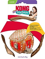 KONG Holiday Play Spaces Bungalow Gingerbread Tunnel Cat Toy slide 2 of 3