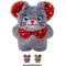 Show in main carousel: KONG Christmas Holiday Cat Snuzzles Mouse Plush Cat Toy with Catnip, Color Varies slide 4 of 4