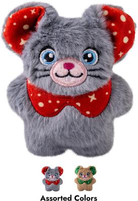 Show full view: KONG Christmas Holiday Cat Snuzzles Mouse Plush Cat Toy with Catnip, Color Varies slide 4 of 4