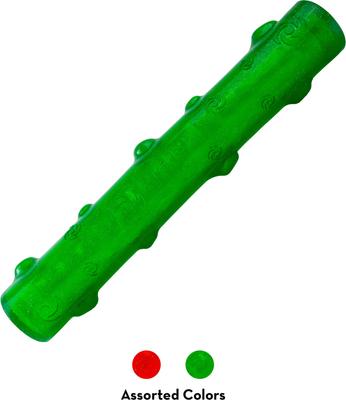 Show full view: KONG Christmas Holiday Squeezz Crackle Stick Dog Toy, Red/Green, Large slide 4 of 4
