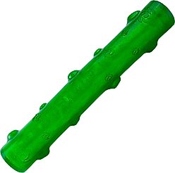 KONG Holiday Squeezz Crackle Stick Dog Toy, Red/Green, Large