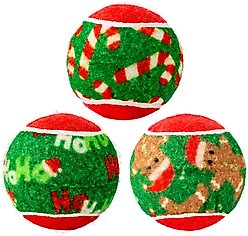 KONG Holiday SqueakAir Balls Dog Toy, Medium, 6 count