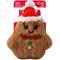 Show in main carousel: KONG Holiday Snuzzles Mini Santa Gingerbread Squeaky Plush Dog Toy, X-Small slide 3 of 4