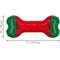 Show in main carousel: KONG Holiday CoreStrength Bone Squeaky Dog Chew Toy, Red/Green, Medium/Large slide 3 of 4