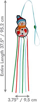 Show full view: KONG Christmas Holiday Teaser Snowman Cat Toy slide 2 of 3