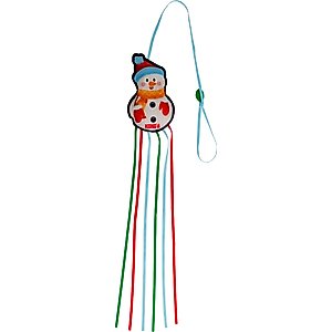 KONG Holiday Teaser Snowman Cat Toy