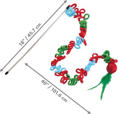 Show full view: KONG Christmas Holiday Teaser Loopz Cat Toy slide 2 of 3