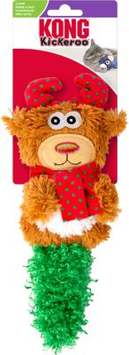 Show full view: KONG Holiday Kickeroo Character Plush Cat Toy with Catnip, Color Varies slide 4 of 5