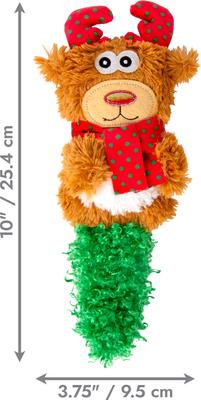 Show full view: KONG Holiday Kickeroo Character Plush Cat Toy with Catnip, Color Varies slide 3 of 5