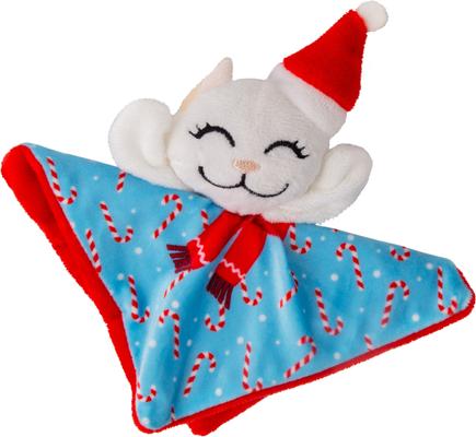 Out of Stock - KONG Christmas Holiday Crackles Santa Kitty Plush