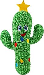 KONG Holiday Kickeroo Cactus Plush Cat Toy with Catnip, 15.5-in