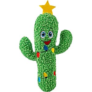 KONG Holiday Kickeroo Cactus Plush Cat Toy with Catnip, Green