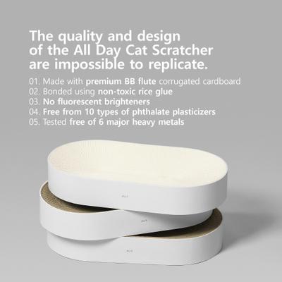 Show full view: Pets So Good All Day Cat Scratcher Toy, White slide 5 of 8