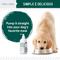 Show in main carousel: Chew + Heal Vegan Single Ingredient EPA & DHA Omega-3 Algae Oil Skin & Coat Supplement for Dogs, 8-fl oz bottle slide 7 of 11