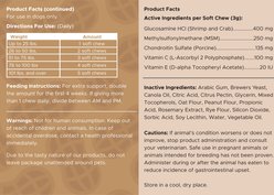 Chew + Heal Glucosamine Hip + Joint Peanut Butter Flavored Soft Chew Joint Supplement for Dogs, 90 count slide 2 of 8