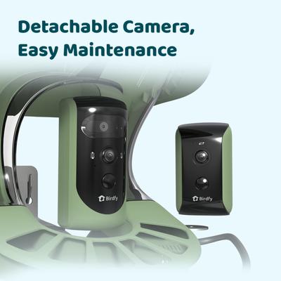 Show full view: Birdfy Smart Bird Feeder 2 with Camera Duo AI Lifetime Free, Green slide 5 of 8