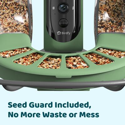 Show full view: Birdfy Feeder 2 Pro Smart Bird Feeder with Camera AI Recognition, Green slide 8 of 8
