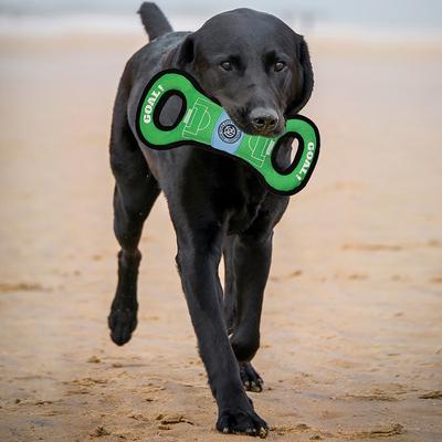 Show full view: Pets First New York City FC Soccer Field Squeaky Dog Tug Toy slide 2 of 4