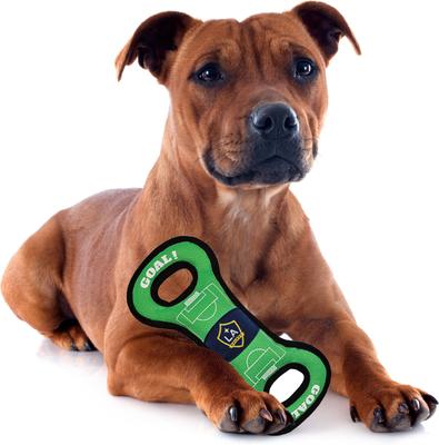 Show full view: Pets First LA Galaxy Soccer Field Squeaky Dog Tug Toy slide 4 of 4