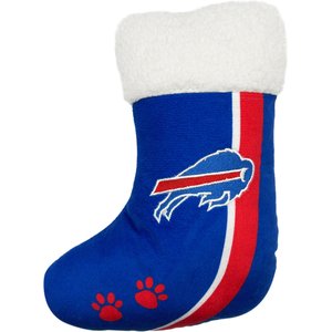 Pets First Christmas Buffalo Bills Stocking Squeaky Plush Dog Toy