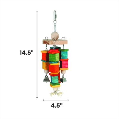 Show full view: Caitec Featherland Paradise Wind Chime Bird Toy slide 2 of 2