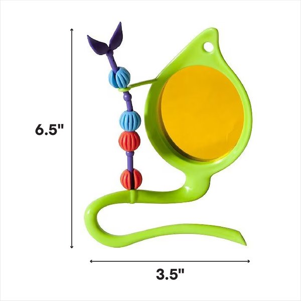 Caitec Featherland Paradise Jungle Mirror Bird Toy