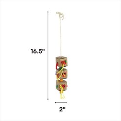 Caitec Featherland Paradise Triple Foraging Box Bird Toy, Small slide 2 of 2