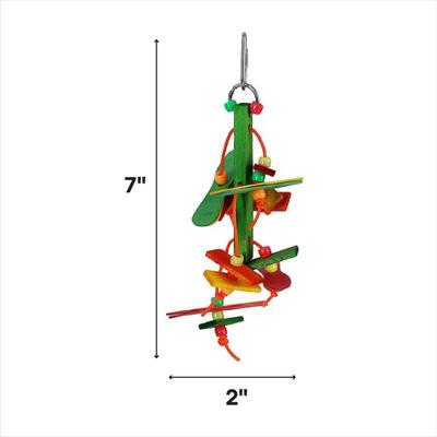 Show full view: Caitec Featherland Paradise Popsicle Hang Down Bird Toy slide 2 of 2