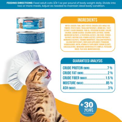 Show full view: Beefeaters Tuna Chunk Gravy Wet Cat Food, 3-oz can, case of 24 slide 6 of 8