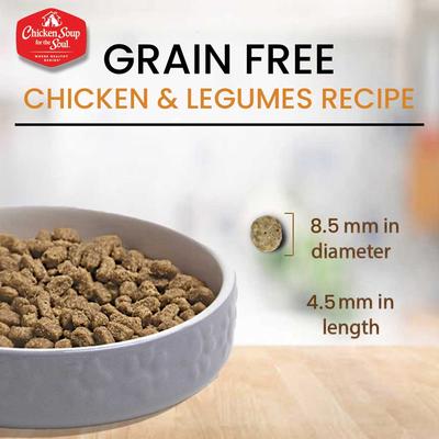 Show full view: Chicken Soup for the Soul Chicken & Legumes Recipe Grain-Free Dry Cat Food, 12-lb bag slide 7 of 10