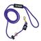 Show in main carousel: Mad Dog Products Dual Purpose Slip/Clip Dog Leash, Purple, 6-ft long, 1/4-in wide slide 1 of 8