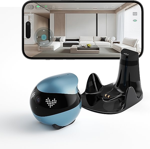 enabot EBO Air 防犯カメラ Enabot EBO Air 可動式屋内ロボット 自動充電 自動追跡 障害物を