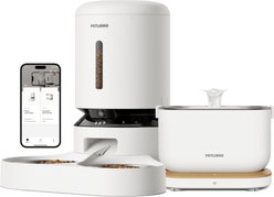 Petlibro Granary Smart Camera Wi-Fi Automatic Dual Bowl Dog & Cat Feeder with Dual Bowls, 5-l