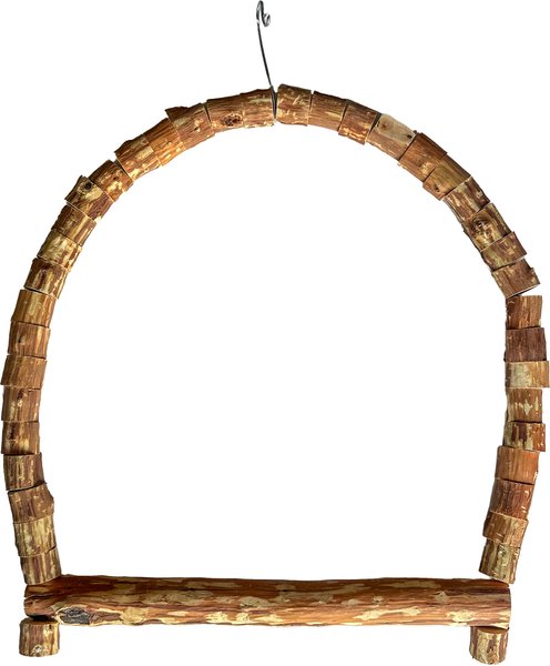 YML Wooden Parrot Perch Swing