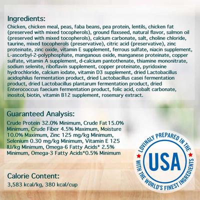 Show full view: Chicken Soup for the Soul Chicken & Legumes Recipe Grain-Free Dry Cat Food, 12-lb bag slide 6 of 10