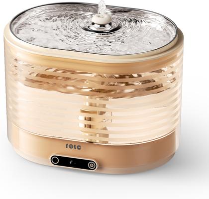 Show full view: ENABOT ROLA Cordless Smart Pet Water Fountain, Transparent Yellow slide 2 of 10