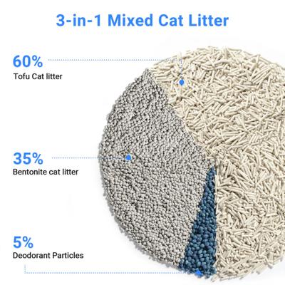 Show full view: els pet Mixed Unscented Clumping Tofu Cat Litter, 5.5-lb bag, 1 count slide 4 of 7