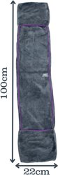 Jolly Pets Henry Wag Microfiber Horse Glove Towel, Grey/Plum slide 2 of 5