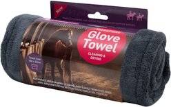 Jolly Pets Henry Wag Microfiber Horse Glove Towel, Grey/Plum