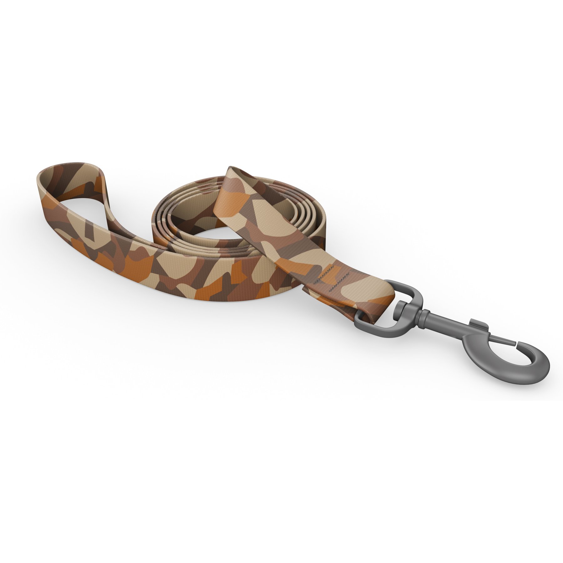 Wingo Outdoors Bowie Dog Leash, Fall Forest, 1-inch wide, 6-ft long, 1-inch wide